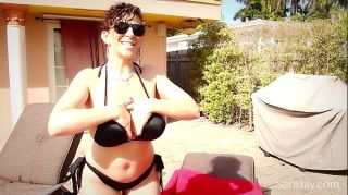 Sara Jay Shows Off Her Amazing Big Tits in Tiny Bikini