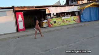 Public nudity on seafront