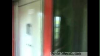 Amateur Blowjob In a Train Full of People