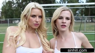 Big Tit Soccer Girls Capri Cavalli and Anissa Kate Shower Foursome