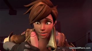 Overwatch Tracer Gets Fucked