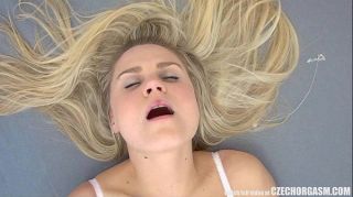 Shy Blonde Experiences a Wild Orgasm