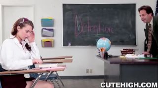 Bad Student Blows Teacher