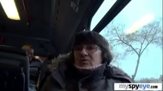 Amateur Couple Having Sex on a City Bus in Hungary - Bonnie Shai