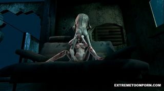 Foxy 3D Cartoon Zombie Vixen Sucking and Fucking