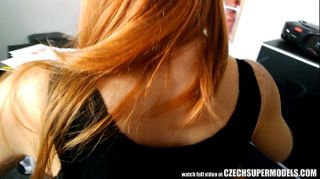 CZECH SUPER MODELS Young Teen Redhead Does Anything for FAME