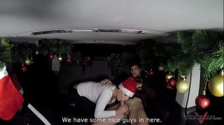 Christmas special sex orgy in van with Mea Melone & Wendy Moon