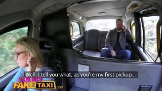 Female Fake Taxi Lost busty cabbie fucks lucky guy and swallows his load