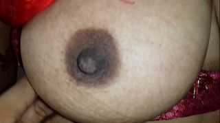 Sexy delhi wife showing nipple  and rubing hubby dick