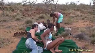 massive facial on a african babe