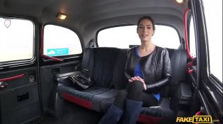 Natural Tits Porn video in a Taxi cab
