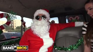 BANGBROS - A Very Bang Bus Christmas with Mia Monroe and Santa Claus