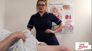 British nurse voyeur instructing sub patient