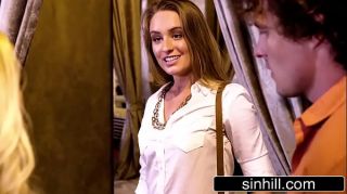 Slippery Salesgirl Has Sneaky Sex With Customer