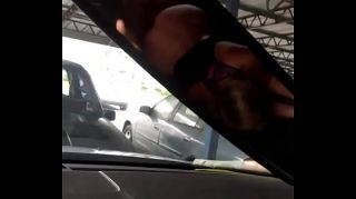 My sexy blonde wife getting fucked by stranger in the car