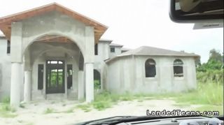 Dude bangs teen in abandoned mansion