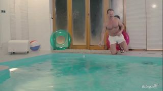 RELAXXXED - Busty British blonde Victoria Summers fucked at the pool