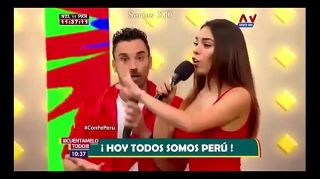 Aida Martinez  se desnuda por la selección peruana