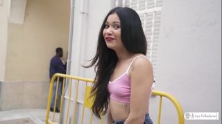 LAS FOLLADORAS - Sexy Latina teen Jade Presley fucks black newbie guy