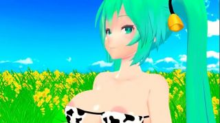 Hatsune Miku Milk Sweetness and Huge Boobs by Cute Cow