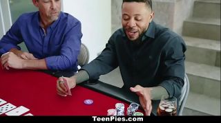 TeenPies - Poker Players Run Train On Teen Slut