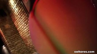 Stripper girl fucking and sucking filmed with hidden camera
