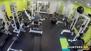 Young Slut Fucks Stranger In Gym For Cash In Front Of Angry BF