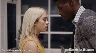 Blonde Teen Is Attracted To Her Black Step Dad