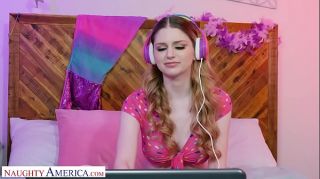 Naughty America - Bunny Colby fucks a lucky fan live in her stream
