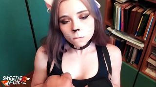 Cute Fox Suck Cock Muscular Guy and Anal Sex after Waking Up