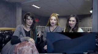 PORN REACT sem censura! Dread Hot, Clara Aguilar e Emme White assistindo a um pornô