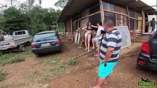 Making off da novinha fodendo no caminhão abandonado - Luara Amaral - Gustavo Bueno - Binho Ted - Sandro Lima