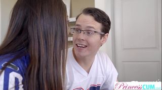 "You Just Cost Me A Week Of Getting Laid!" Step Sis Filled During Playoffs