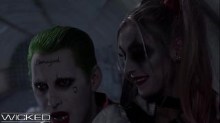 Harley Quinn Fucks Joker & Batman