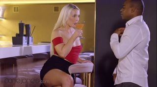 Dane Jones Czech blonde Lovita Fate seduces black bartender to get creampie