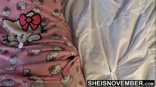 HD While I Slept, My Step Dad Sneak Into My Room For These Humongous Real Busty Titties and Large Brown Areolas, Innocent Ebony StepDaughter Msnovember In Kawaii Hello Kitty Onsie On Sheisnovember Pretty Girl Huge Tatas