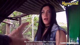 MAMACITAZ - Amateur Vlogger Pick Up Latina From Market And Convince Her To Have Sex On Cam - Lola Puentes