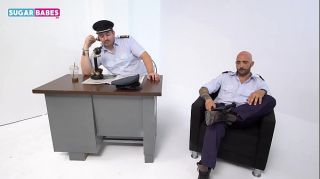 SUGARBABESTV: Greek Police officers crazy sex