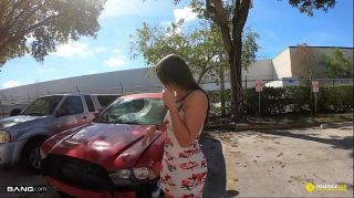 Roadside - Latina Fucks Her Car Mechanics Dick For A Favor