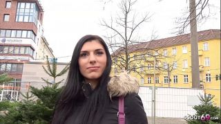 GERMAN SCOUT - Cute 20yr old Teen Kristall Pickup and Fuck by Real Street Casting