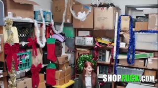 Punishing Fuck For Trying To Steal Christmas Gifts - SHOPFUCK