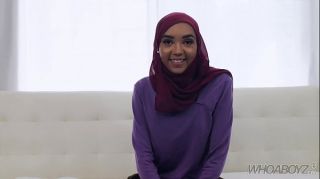 Petite Hijab Teen gets fucked & cover in cum