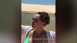 Jericoacoara, praia, exibicionismo, diversão e muito sexo com dois amigos - Essa sou eu Cassiana Costa - www.cassianacosta.com
