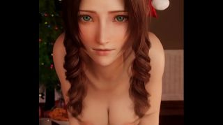 Aerith (FF7) Giving Her Present