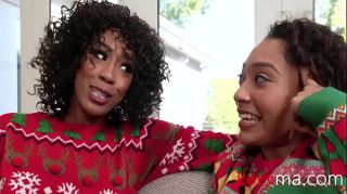 Ebony Stepmom And Stepdaughter Love Threesome- Misty Stone And Sarah Lace