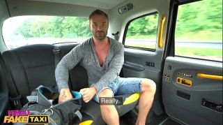 Female Fake Taxi Billie Star get to have her wicked way with male stripper