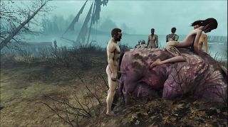 Fallout 4 Fuck on brahmin