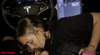 Fucking Hot Teen Tinder Date In My Car Self Driving Tesla Autopilot