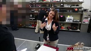 XXX PAWN - Foxy Business Lady Gets Fucked In Shop Backroom