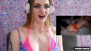 Carly Rae Summers Reacts to ROUGH POWER FUCK MAKES HER BRAIN MELT - PF Porn Reactions Ep IV